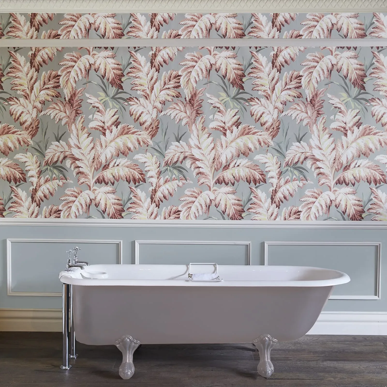 House of Hackney Pluma Wallpaper – Eau De Nil | Wallpaper Twins House of Hackney Pluma wallpaper in Eau De Nil – SKU 1-WA-PLU-DI-EAU-XXX