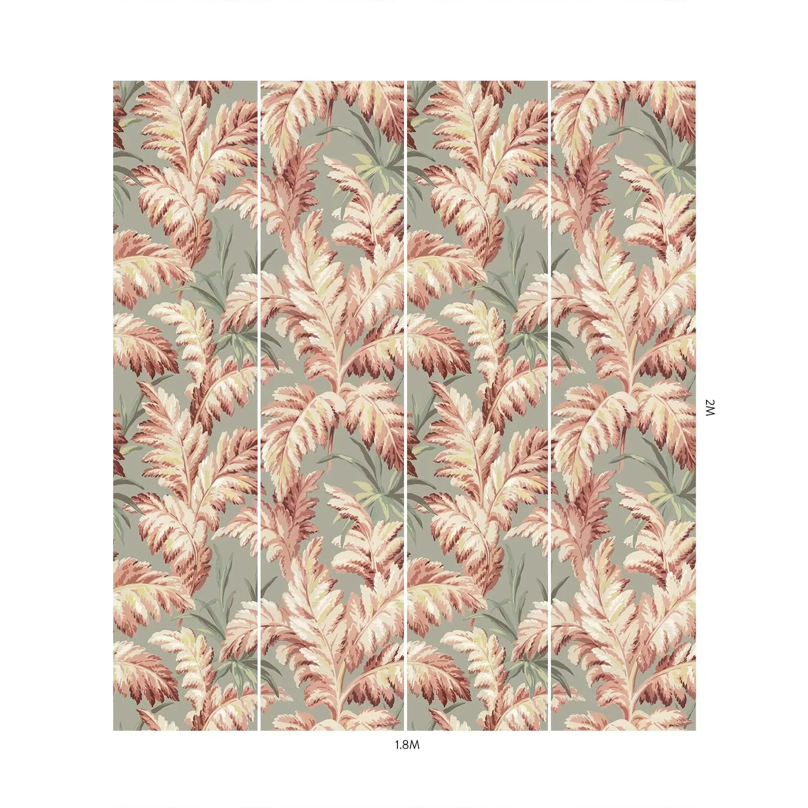 House of Hackney Pluma Wallpaper – Eau De Nil | Wallpaper Twins House of Hackney Pluma wallpaper in Eau De Nil – SKU 1-WA-PLU-DI-EAU-XXX