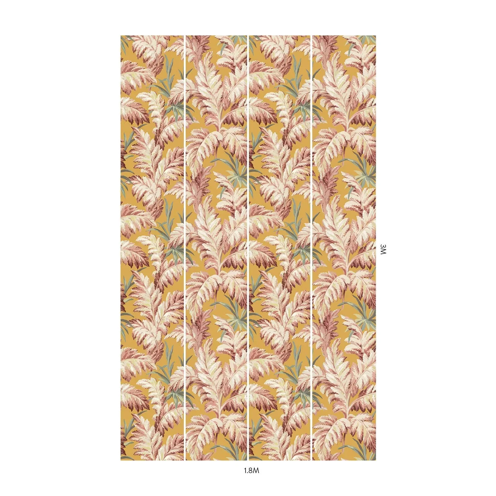 House of Hackney Pluma Wallpaper – Flaxen | Wallpaper Twins House of Hackney Pluma wallpaper in Flaxen – SKU 1-WA-PLU-DI-FLX-XXX