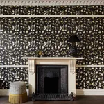 House of Hackney Poppium Wallpaper – Black | Wallpaper Twins House of Hackney Poppium wallpaper in Black – SKU 1-WA-POP-DI-BLK-XXX