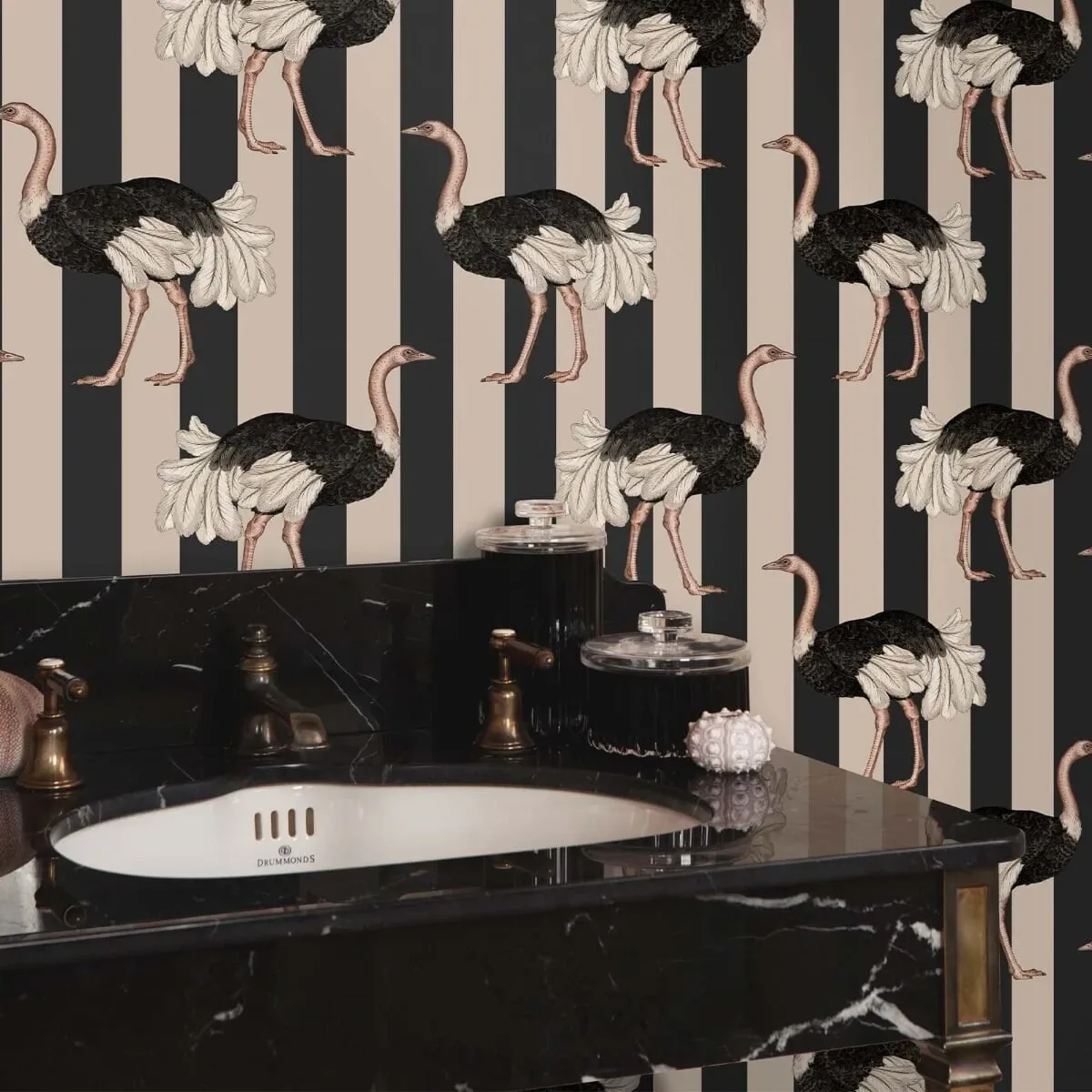 House of Hackney Pride wallpaper in Blush – SKU 1-WA-PRI-DI-BLS-XXX