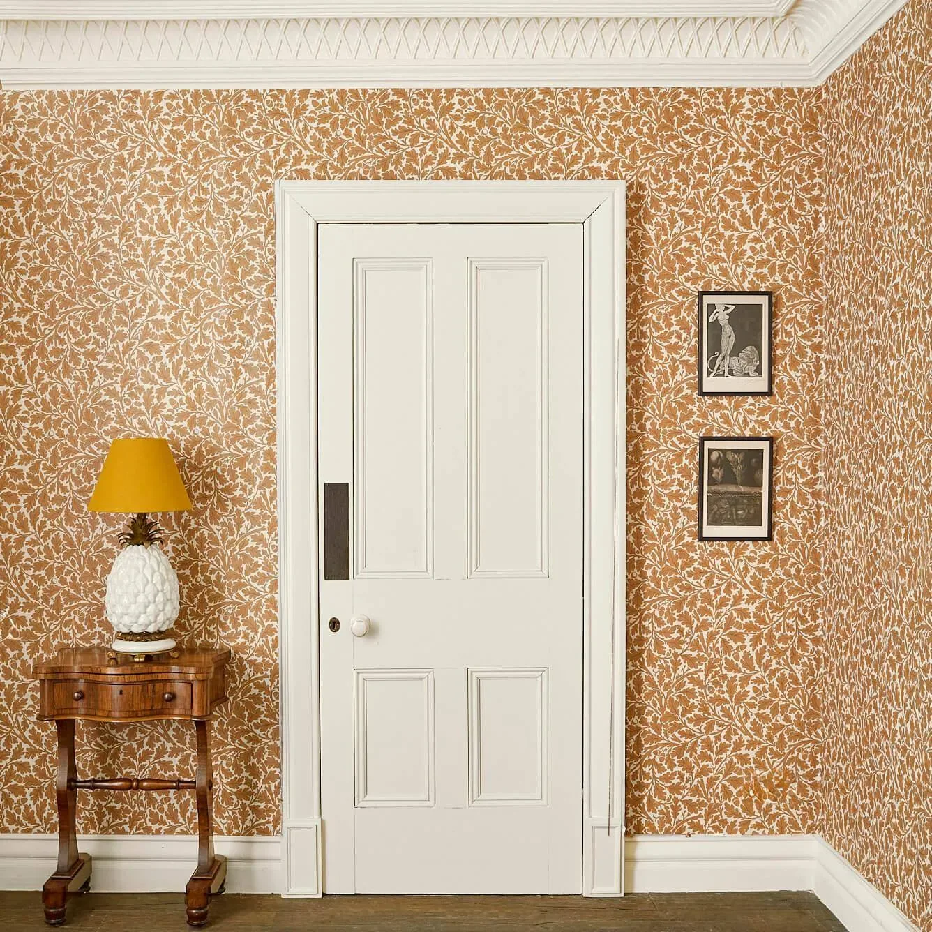 House of Hackney Quercus wallpaper in Amber – SKU 1-WA-QUE-DI-AMB-XXX