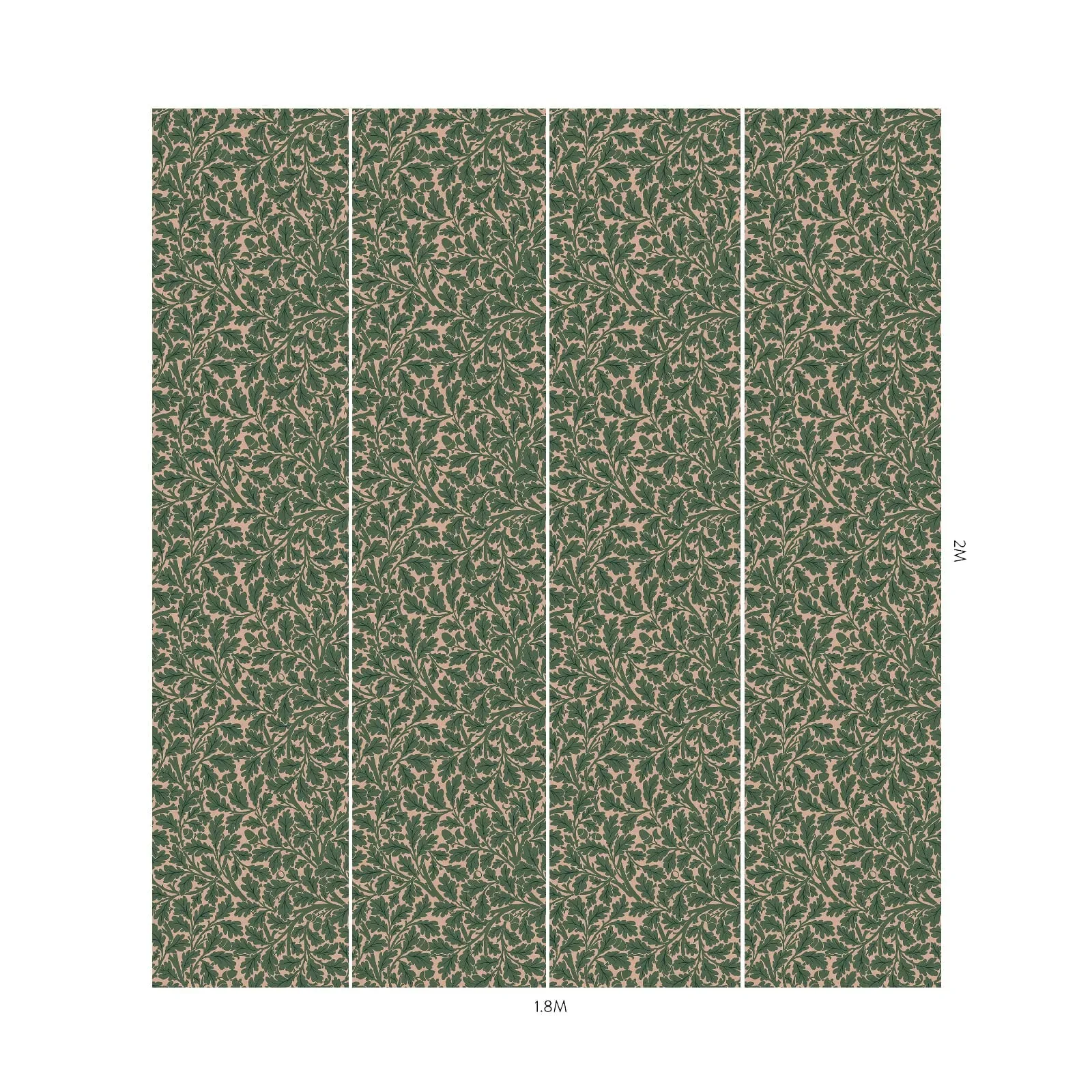 House of Hackney Quercus Wallpaper – Tourmaline | Wallpaper Twins House of Hackney Quercus wallpaper in Tourmaline – SKU 1-WA-QUE-DI-OAK-XXX