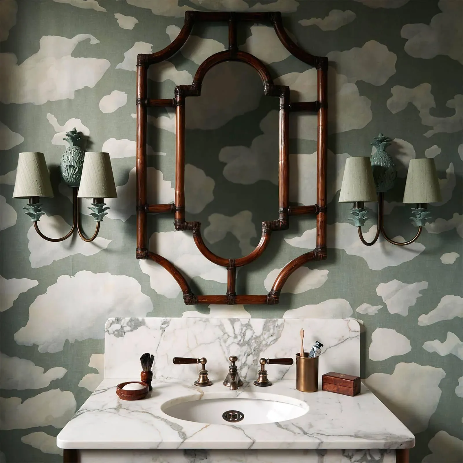House of Hackney Stratus Wallpaper – Sage | Wallpaper Twins House of Hackney Stratus wallpaper in Sage – SKU 1-WA-STA-DI-SAG-XXX