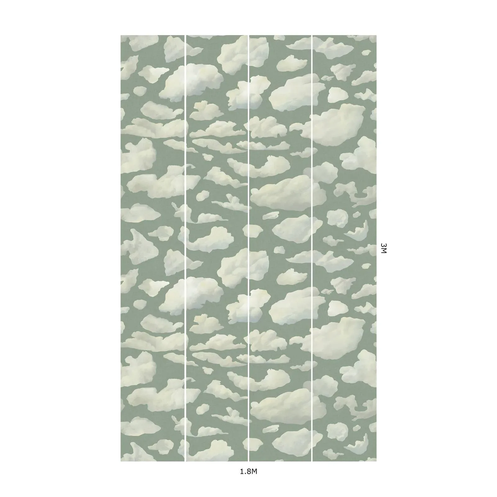 House of Hackney Stratus Wallpaper – Sage | Wallpaper Twins House of Hackney Stratus wallpaper in Sage – SKU 1-WA-STA-DI-SAG-XXX