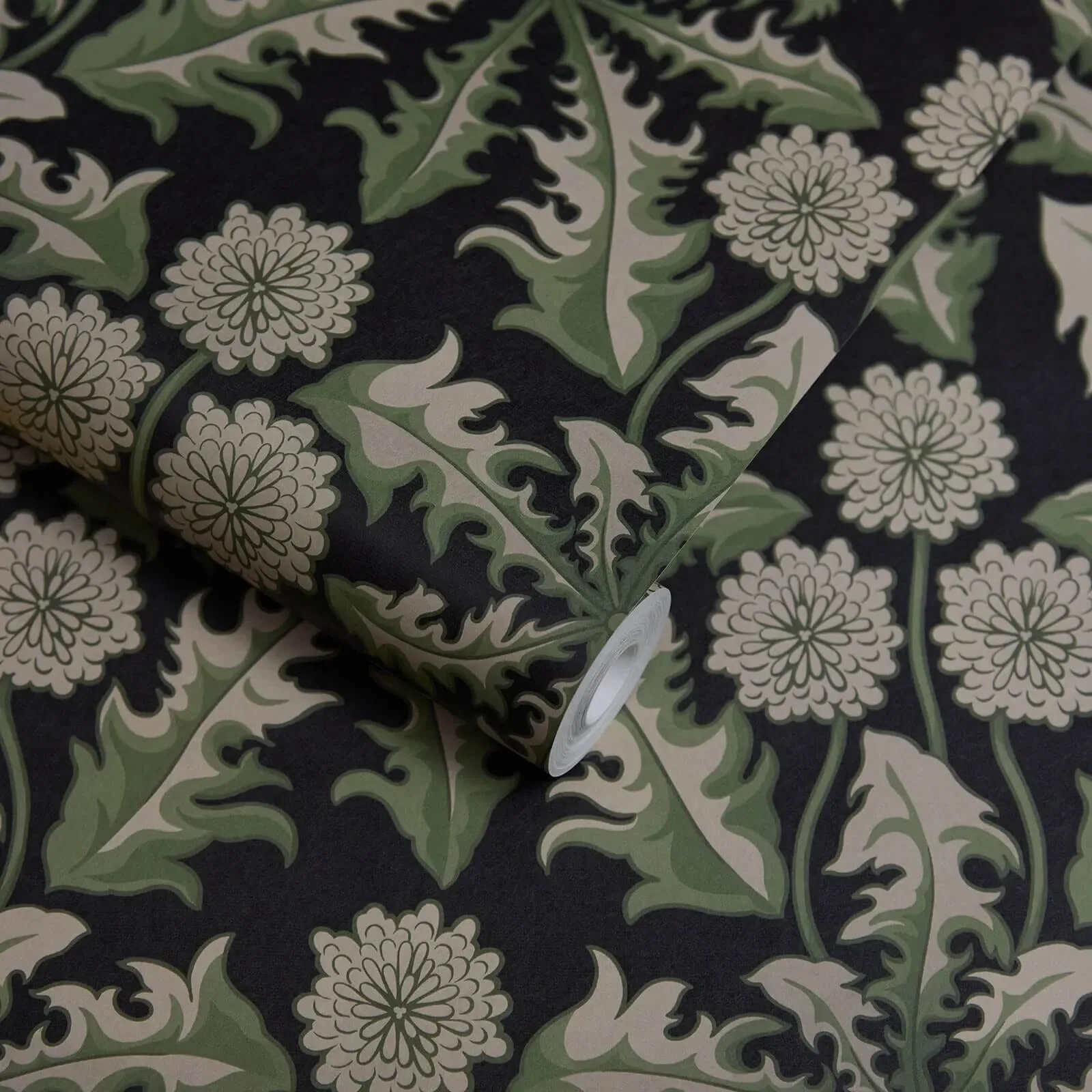 House of Hackney Taraxa wallpaper in Noir – SKU 1-WA-TXA-DI-NOI-XXX