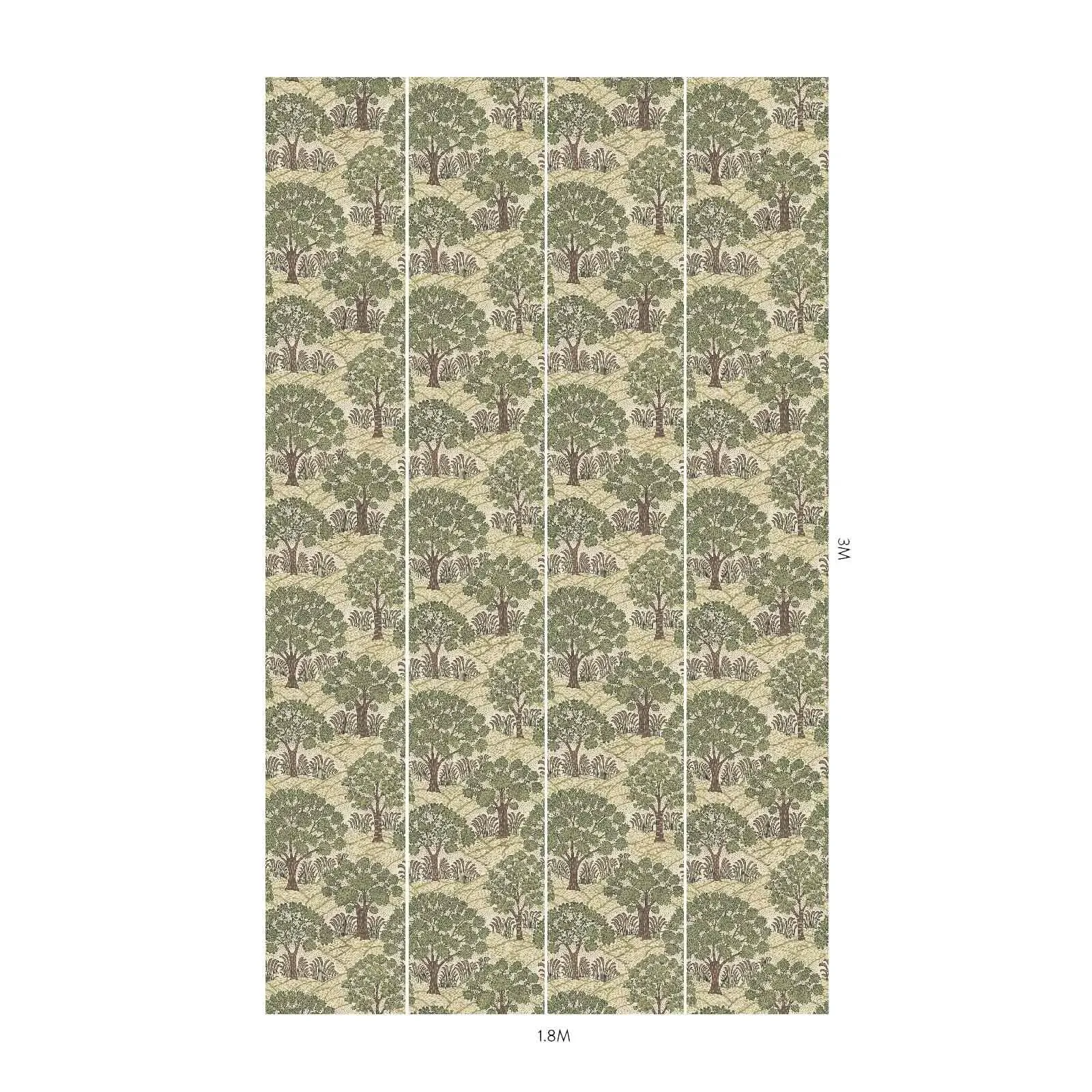 House of Hackney Trees Please Wallpaper – Ecru | Wallpaper Twins House of Hackney Trees Please wallpaper in Ecru – SKU 1-WA-TRP-DI-ECR-XXX