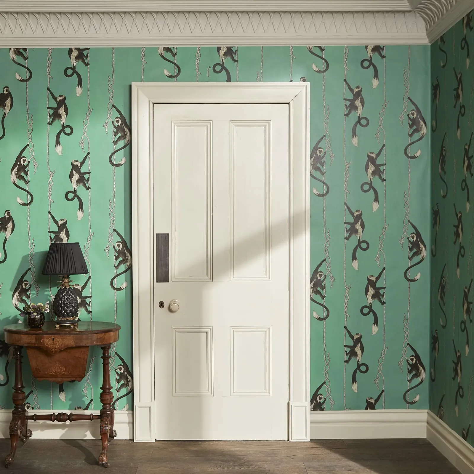House of Hackney Troop wallpaper in Parakeet Green – SKU 1-WA-TRO-DI-GRN-XXX