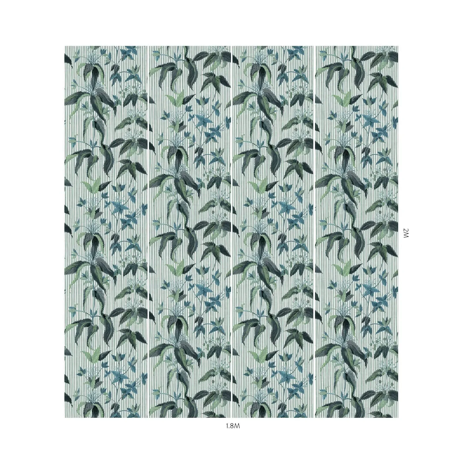 House of Hackney Urtica Wallpaper – Myrtle Stripe | Wallpaper Twins House of Hackney Urtica wallpaper in Myrtle Stripe – SKU 1-WA-UTC-DI-MYS-XXX