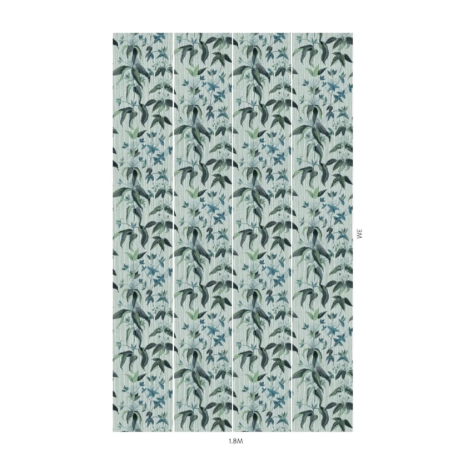 House of Hackney Urtica Wallpaper – Myrtle Stripe | Wallpaper Twins House of Hackney Urtica wallpaper in Myrtle Stripe – SKU 1-WA-UTC-DI-MYS-XXX