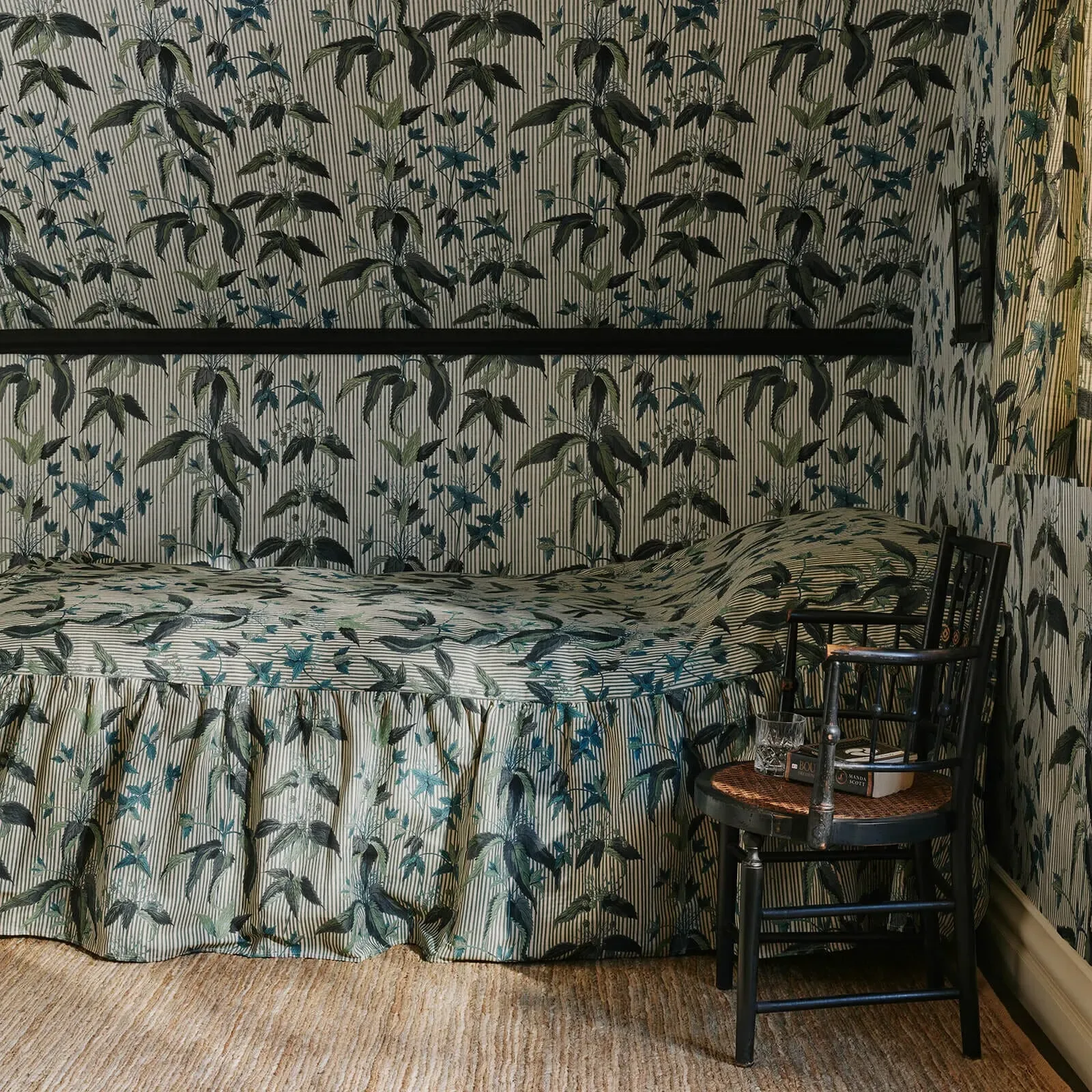 House of Hackney Urtica Wallpaper – Myrtle Stripe | Wallpaper Twins House of Hackney Urtica wallpaper in Myrtle Stripe – SKU 1-WA-UTC-DI-MYS-XXX