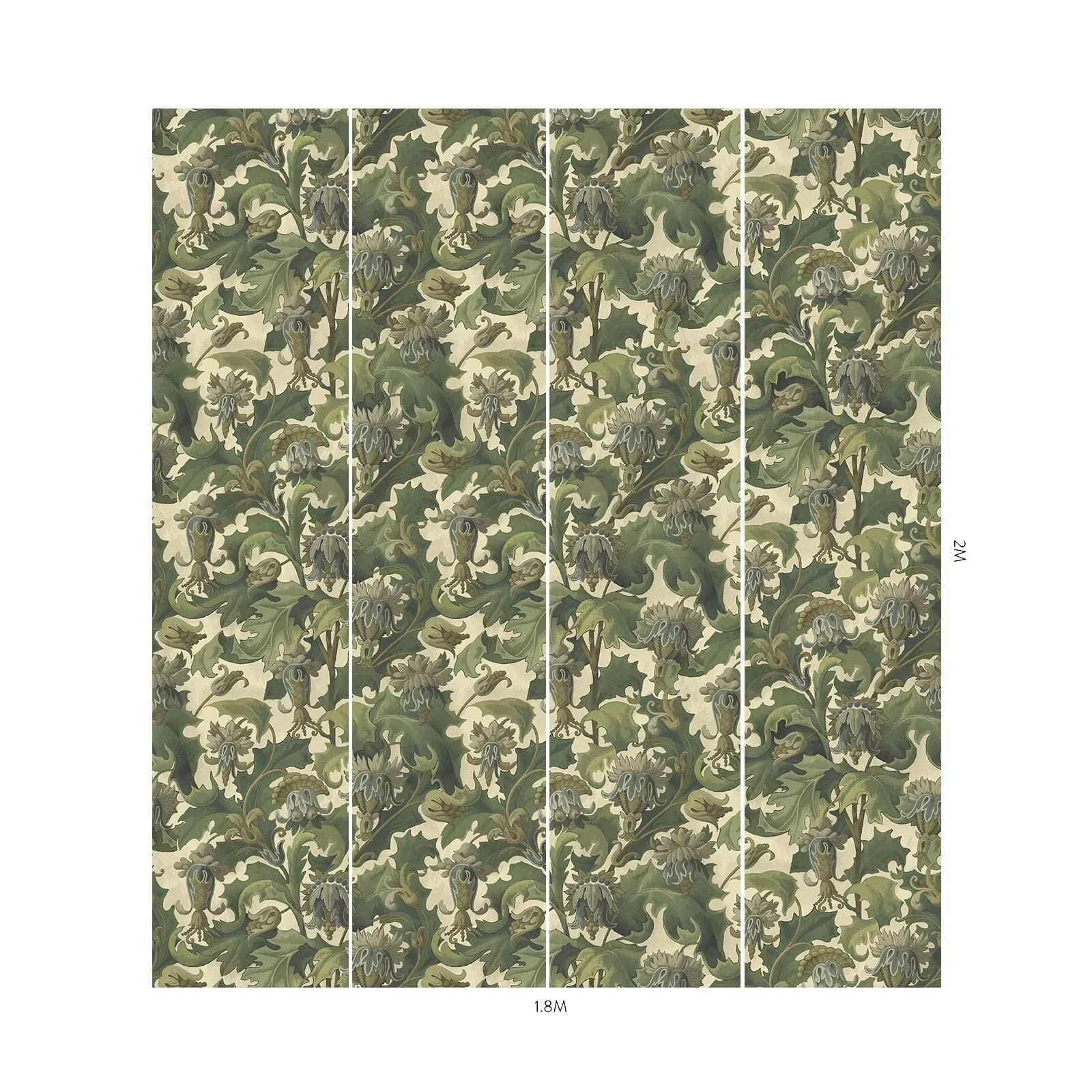 House of Hackney Vespertine Wallpaper – Ecru | Wallpaper Twins House of Hackney Vespertine wallpaper in Ecru – SKU 1-WA-VSP-DI-ECR-XXX