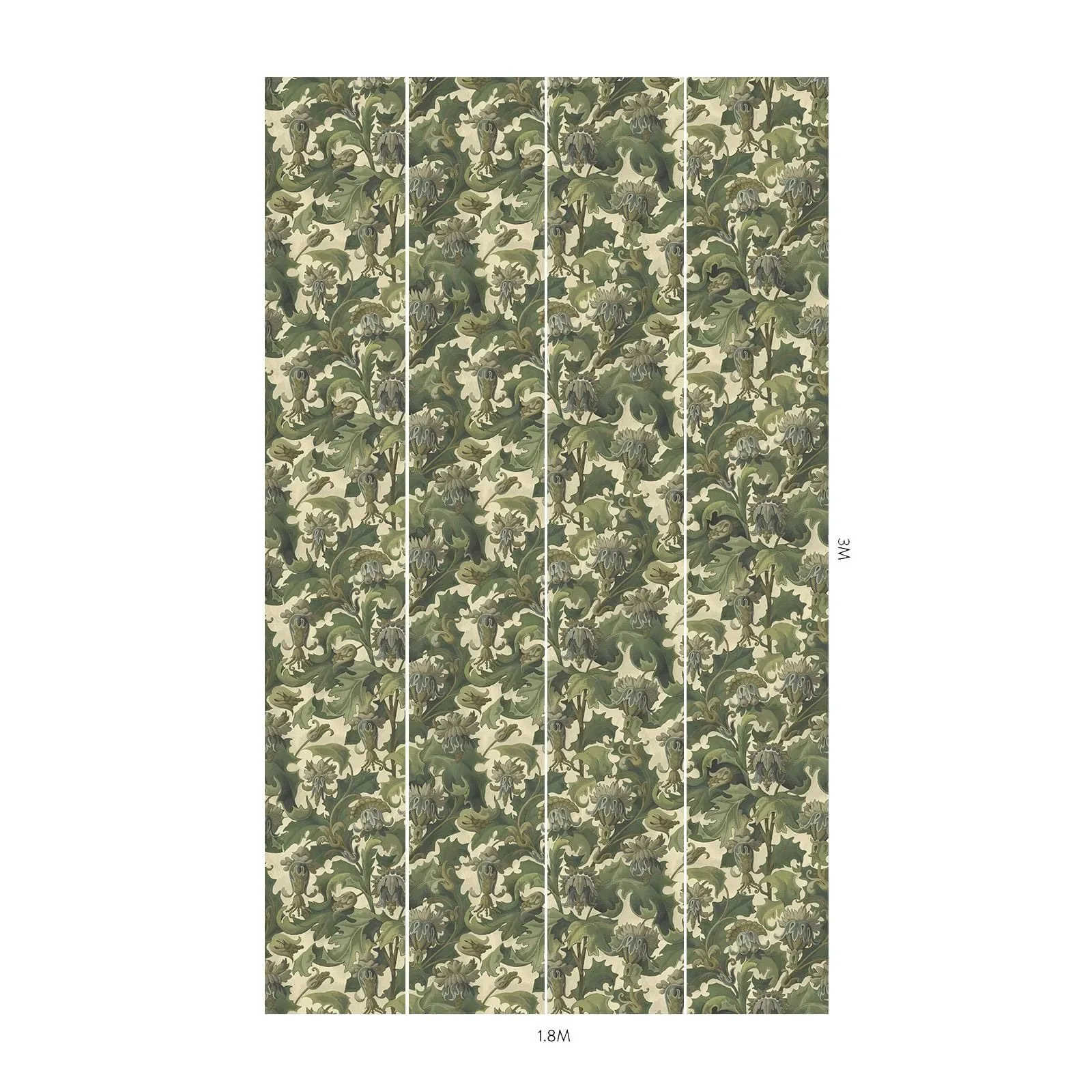 House of Hackney Vespertine Wallpaper – Ecru | Wallpaper Twins House of Hackney Vespertine wallpaper in Ecru – SKU 1-WA-VSP-DI-ECR-XXX