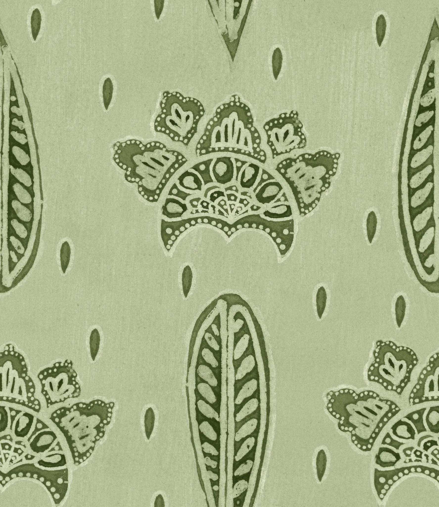 MINDTHEGAP BETHEL BATIK Smoke Green wallpaper (WP30077)