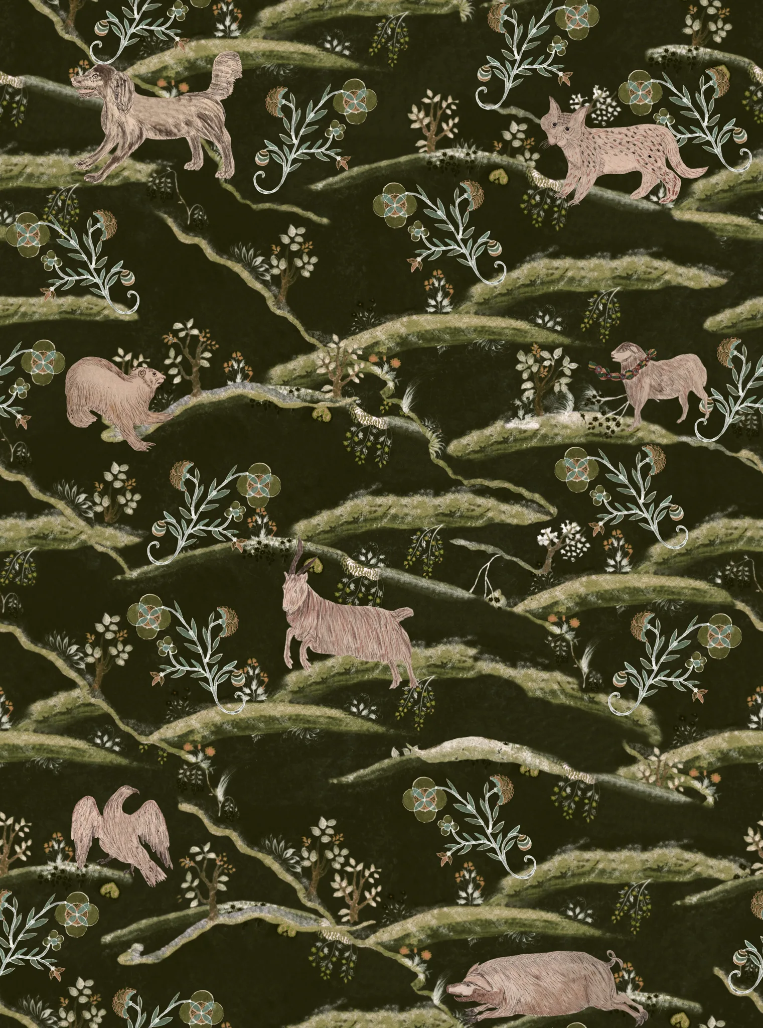 MINDTHEGAP COUNTRYSIDE by Night wallpaper (WP20541)