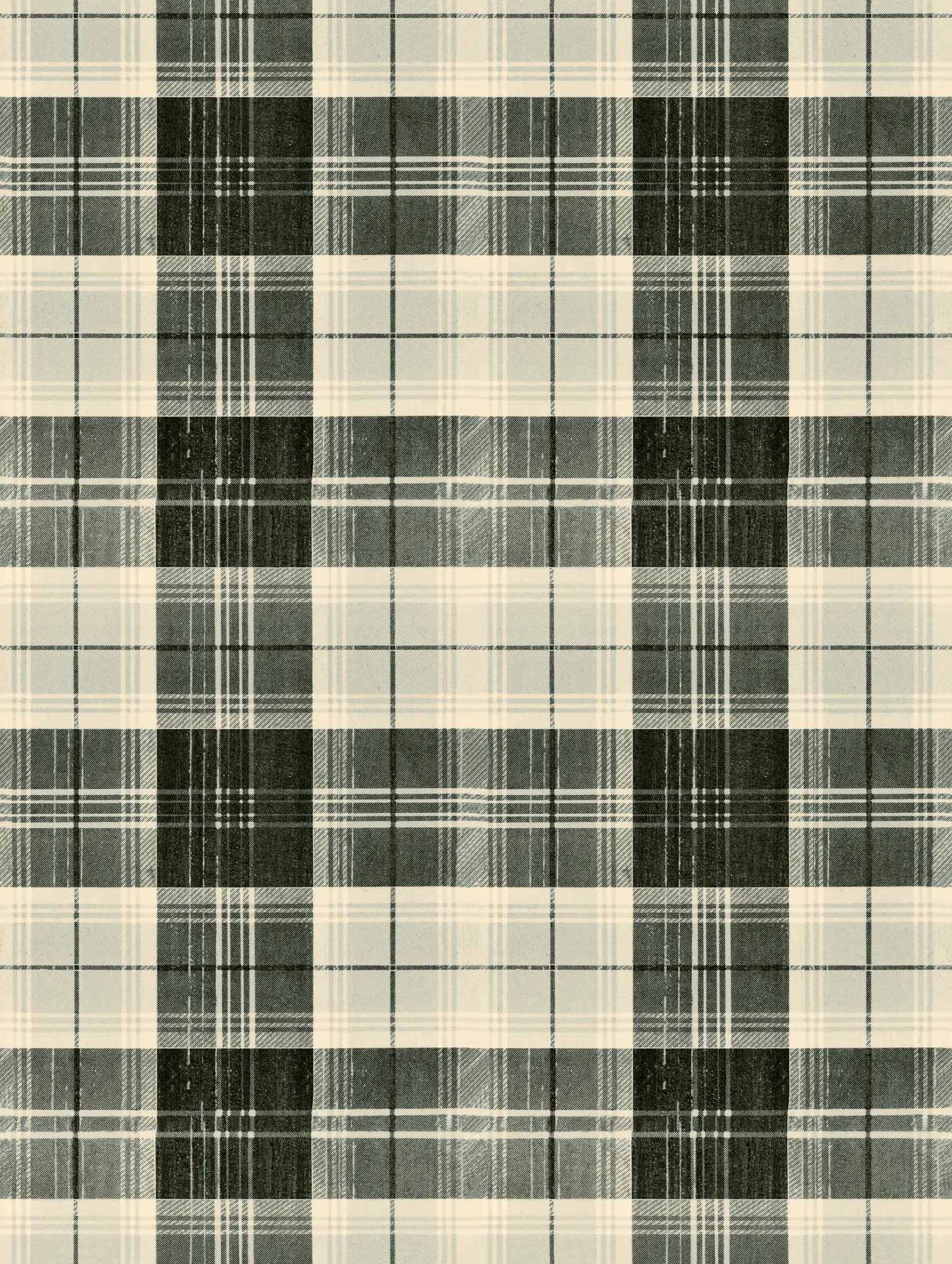 Transylvanian Roots Collection – COUNTRYSIDE PLAID Charcoal WP30011
