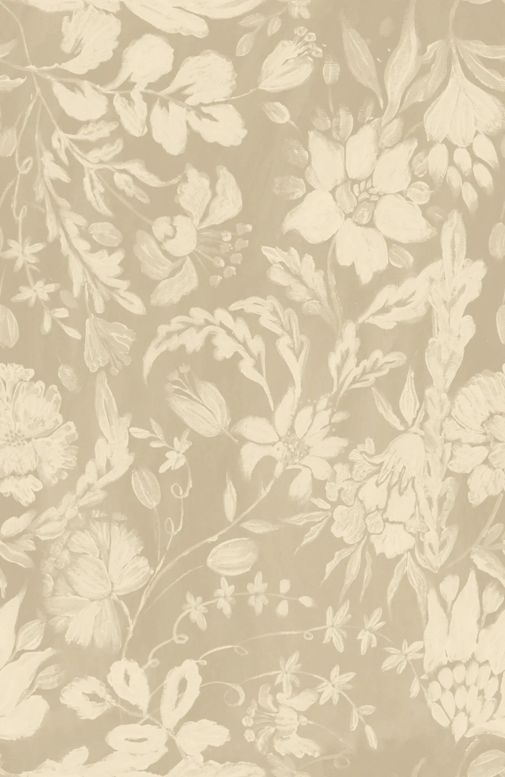 MINDTHEGAP FLOWERY ORNAMENT Taupe wallpaper (WP30036)