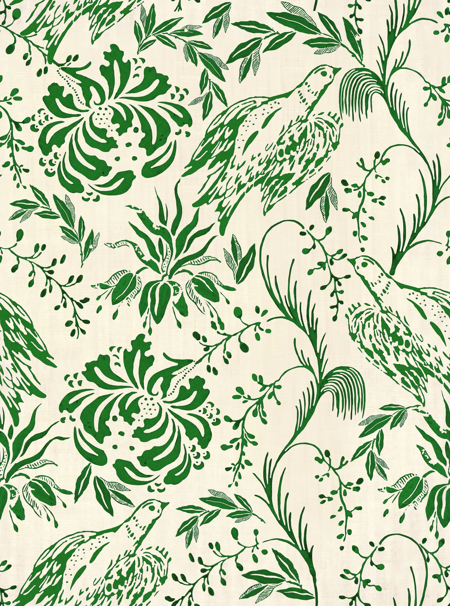 Transylvanian Roots Collection – FOLK EMBROIDERY Fern Green WP30015