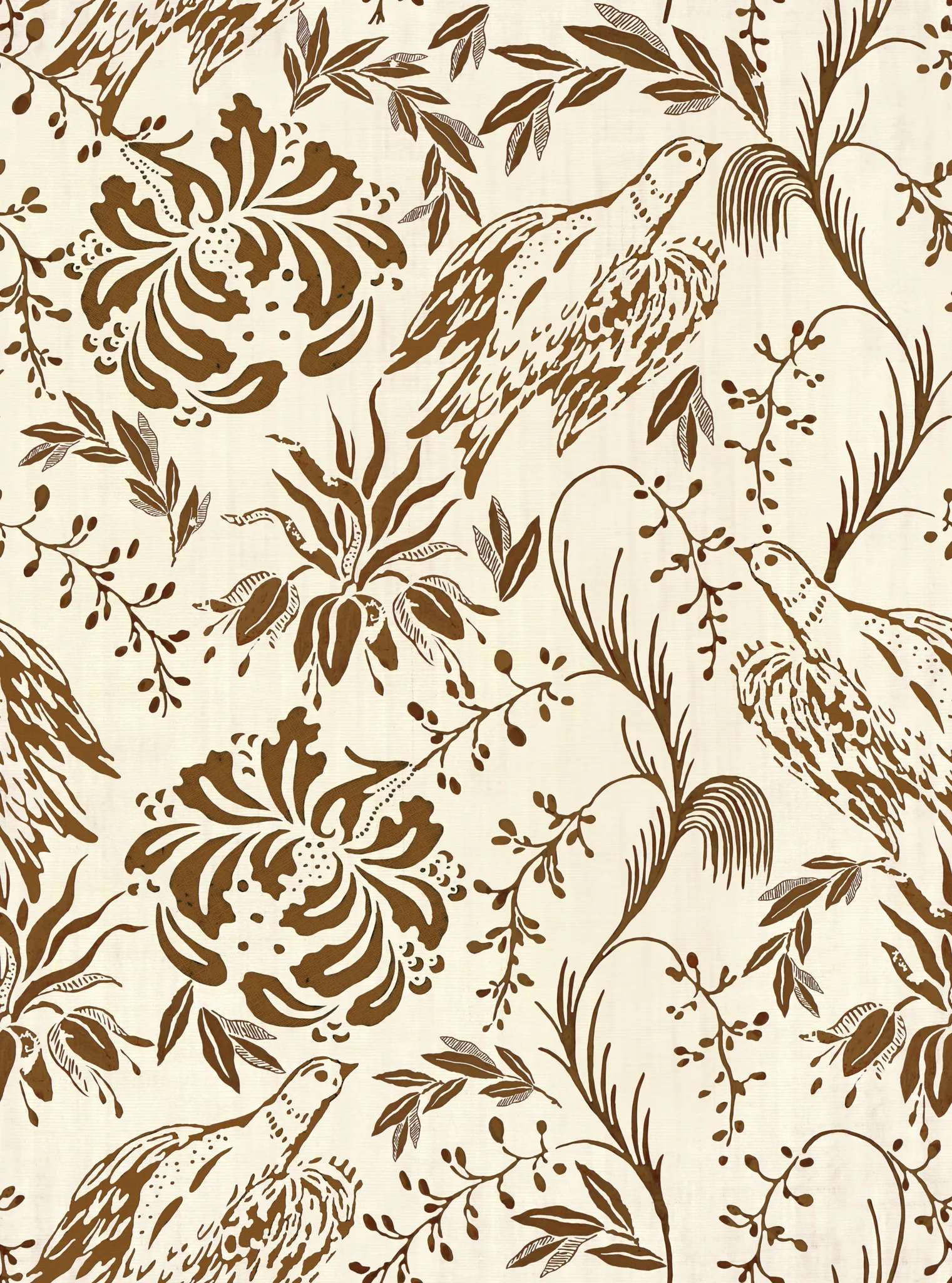 Transylvanian Roots Collection – FOLK EMBROIDERY Tobacco WP30017