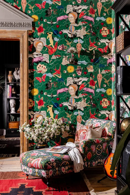 MINDTHEGAP ILLUSIONARY DAYTIME Green wallpaper (WP20618)