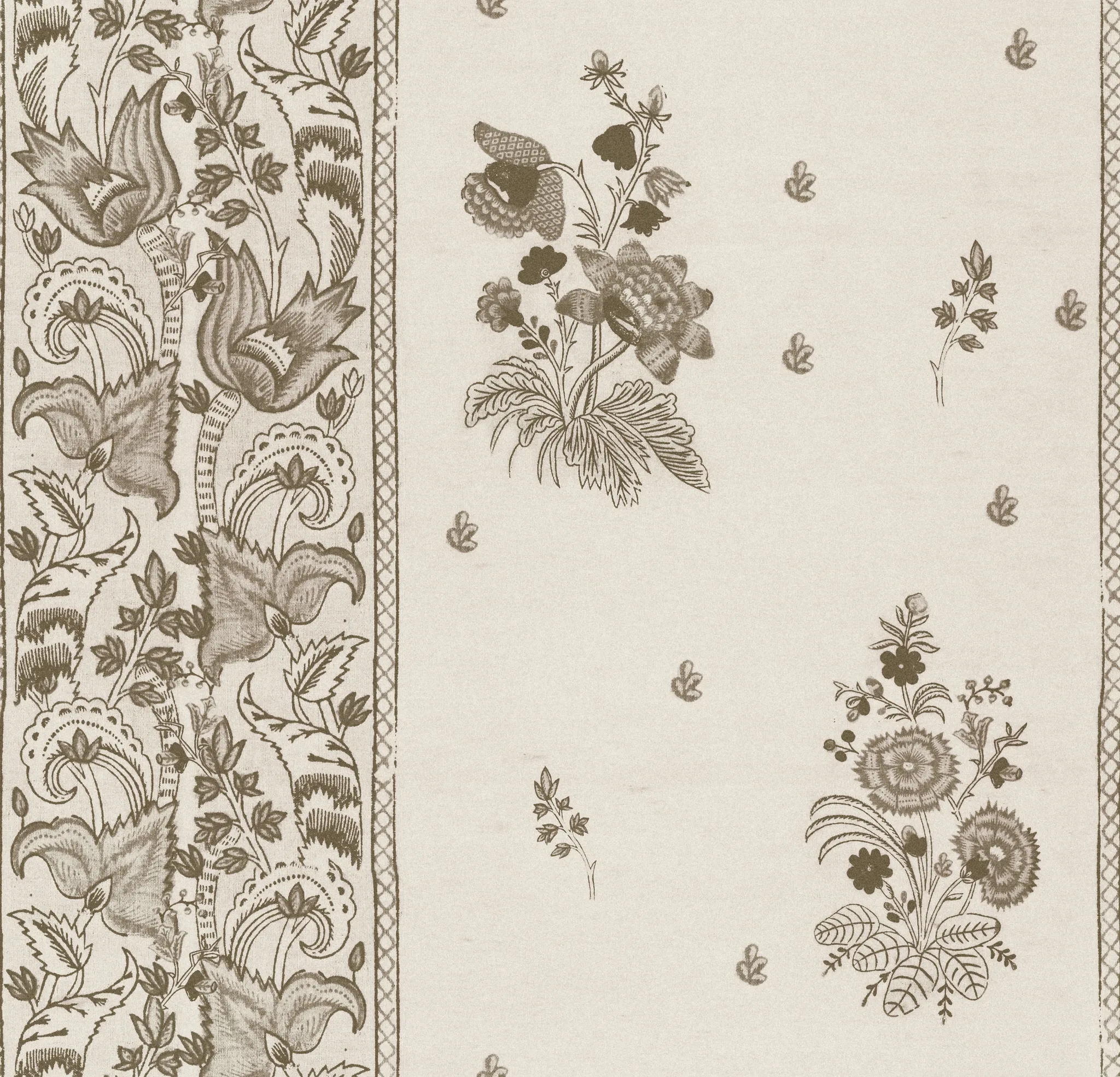 Transylvanian Roots Collection – KOROND FLORAL Dune WP30023