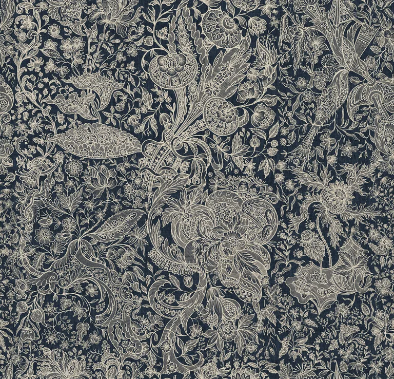 MINDTHEGAP SARKOZI EMBROIDERY Indigo wallpaper (WP30027)