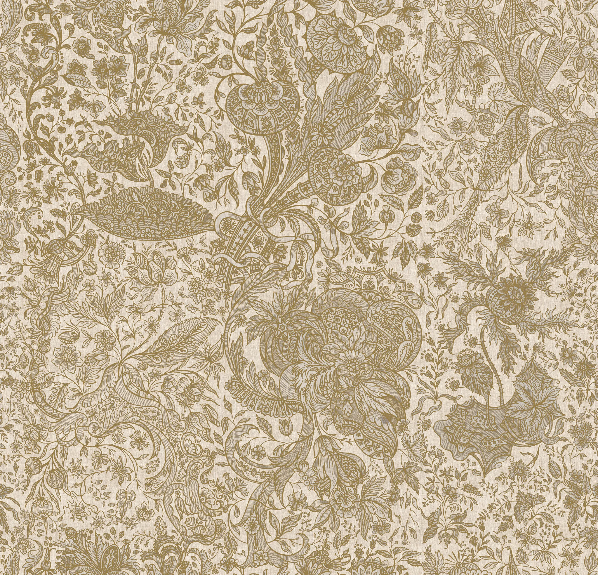 MINDTHEGAP SARKOZI EMBROIDERY Taupe wallpaper (WP30028)