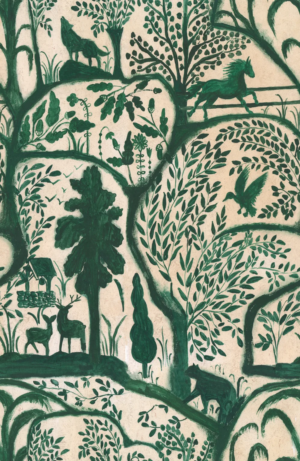 MINDTHEGAP THE ENCHANTED WOODLAND Green wallpaper (WP20549)