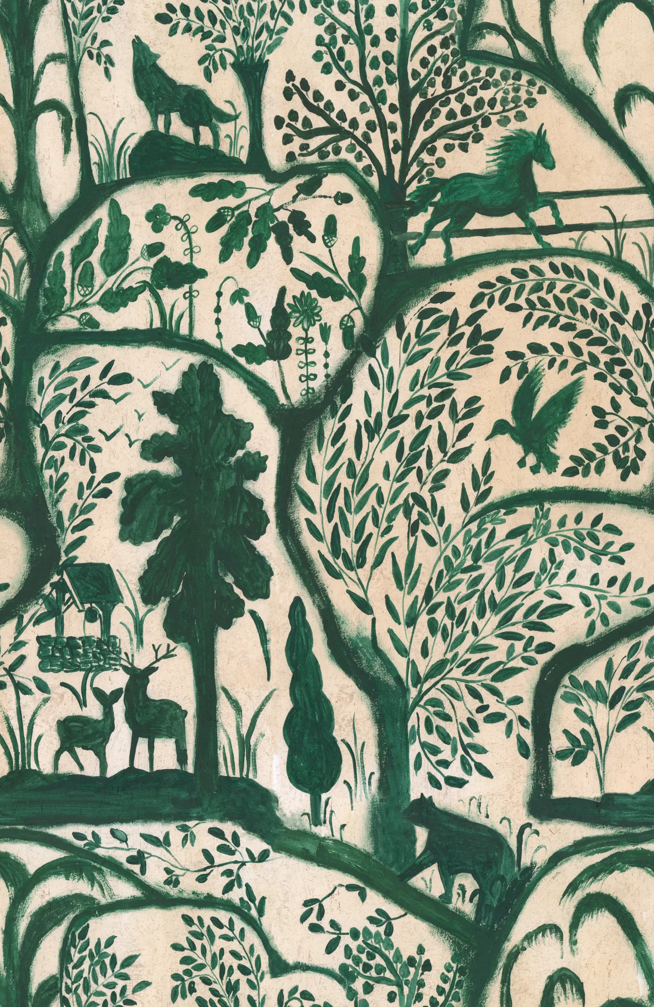 MINDTHEGAP THE ENCHANTED WOODLAND Green wallpaper (WP20549)