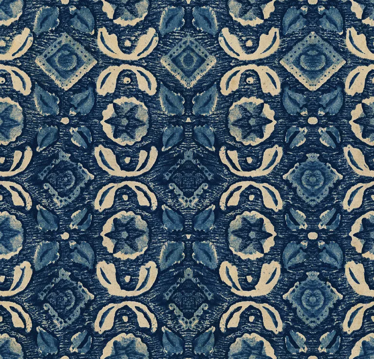 MINDTHEGAP VARANASI Indigo wallpaper (WP30099)