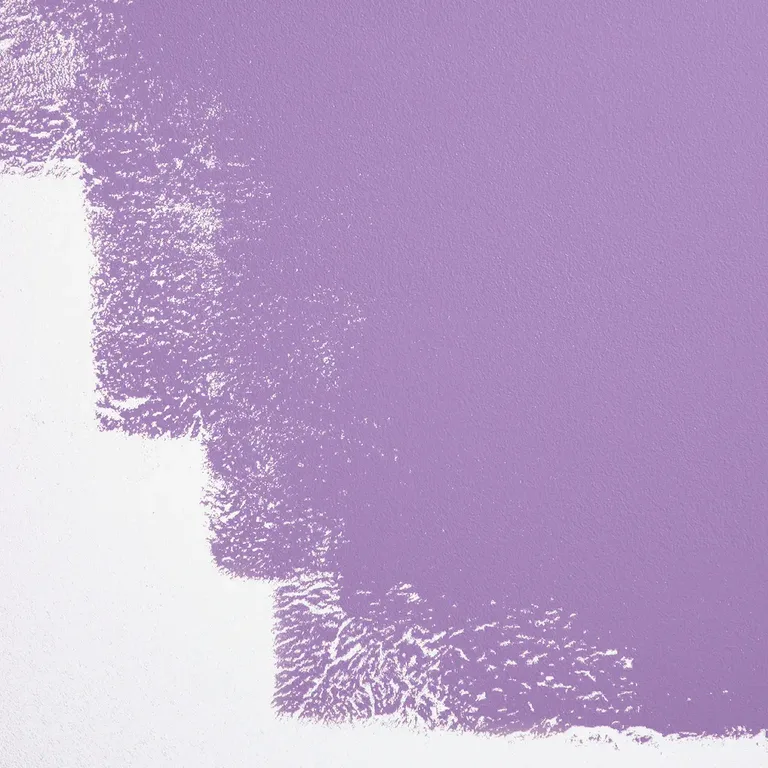 Schumacher Barbie Dreamhouse Purple paint swatch – true purple