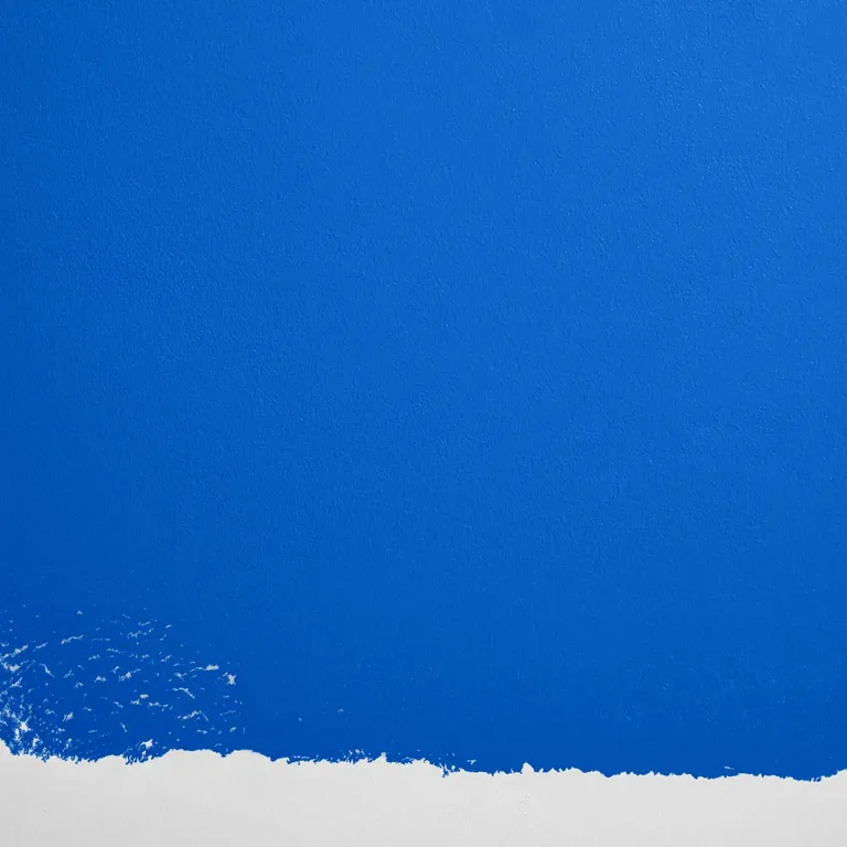 Schumacher Blue Is The Coolest Color paint swatch – bright, saturated blue