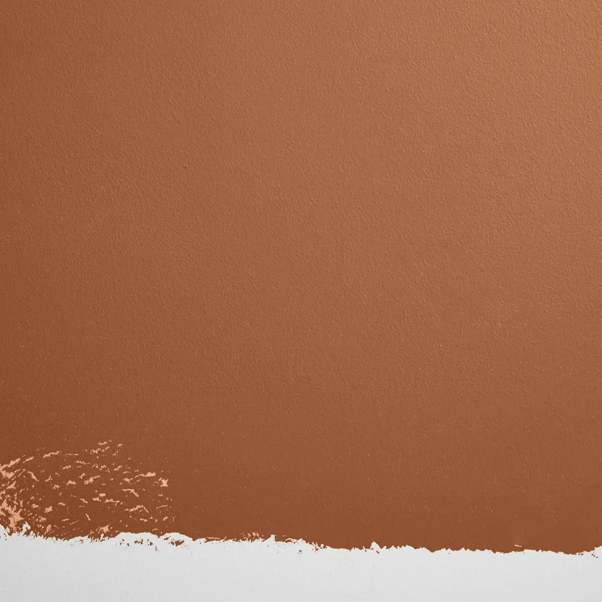 Schumacher Ghost Ranch paint swatch – warm terracotta