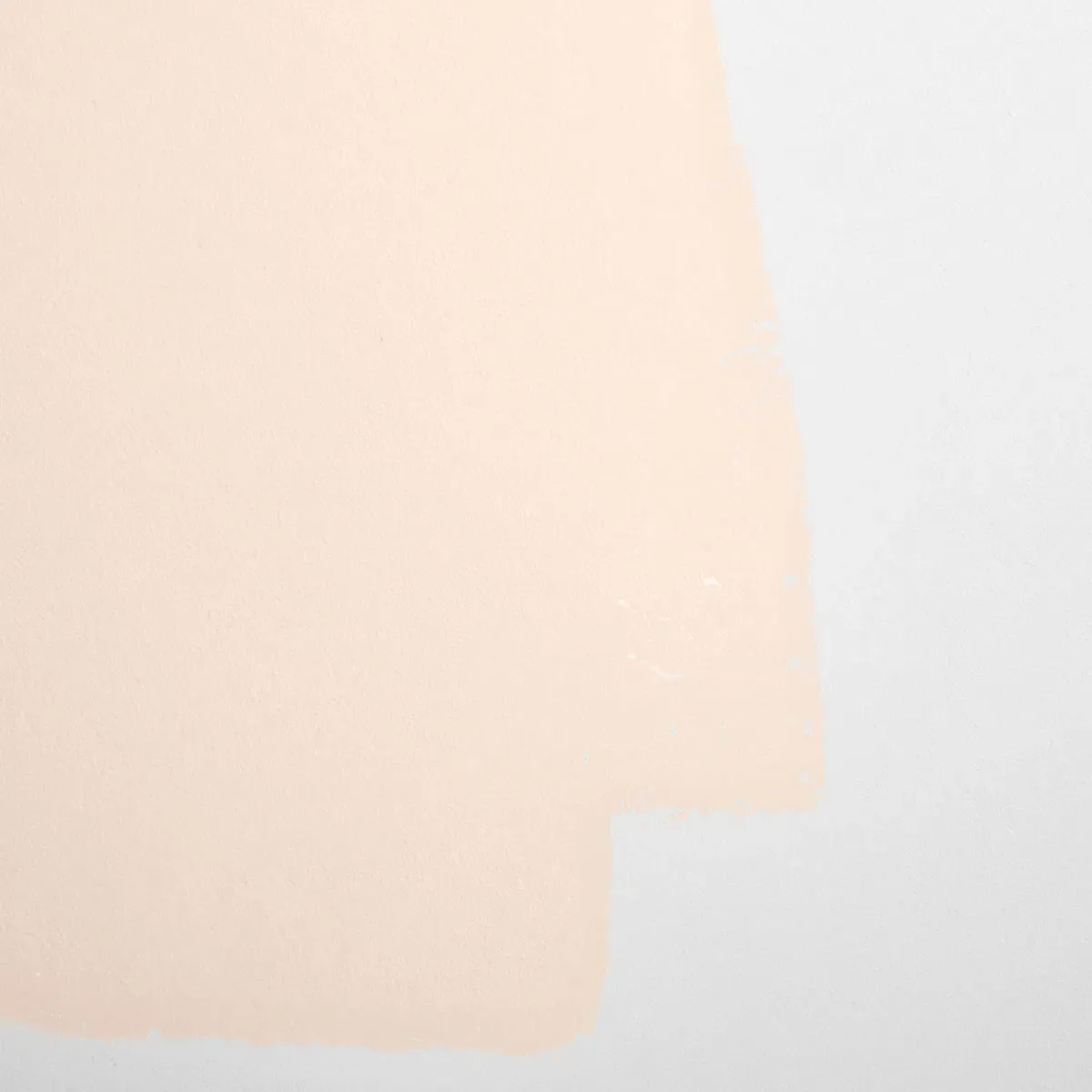 Schumacher Harajuku Morning paint swatch – light pink with a hint of peach