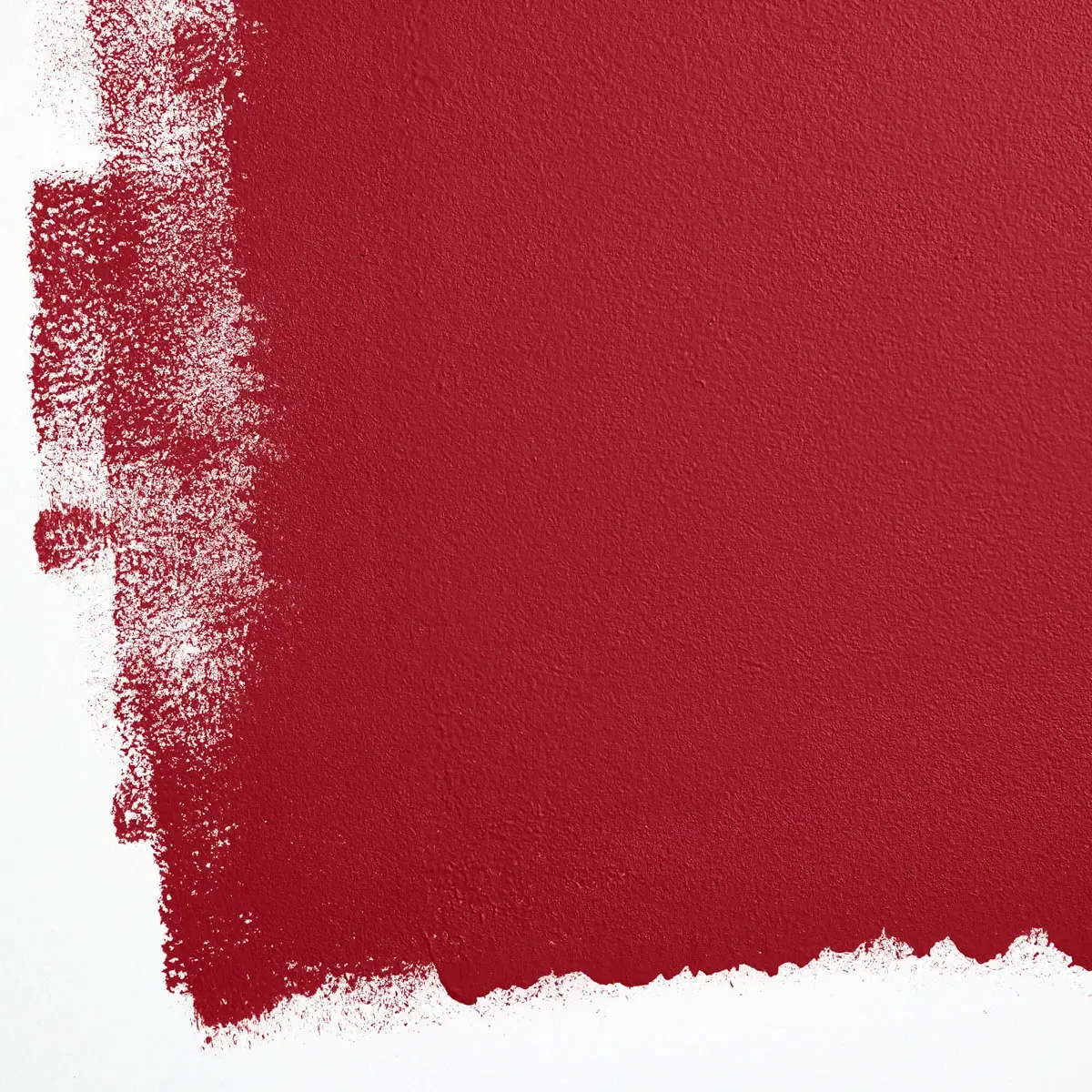 Schumacher Lipstick On The Mirror paint swatch – warm, rich red