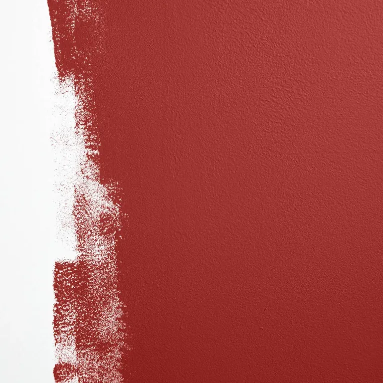 Schumacher Negroni paint swatch – red with a hint of orange