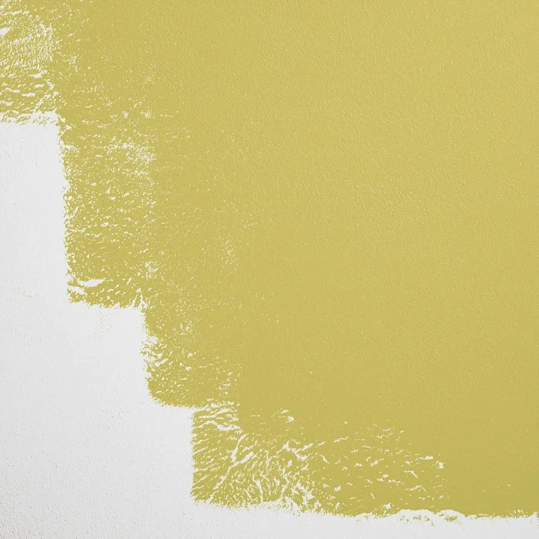 Schumacher Stardust paint swatch – yellow with a hint of green
