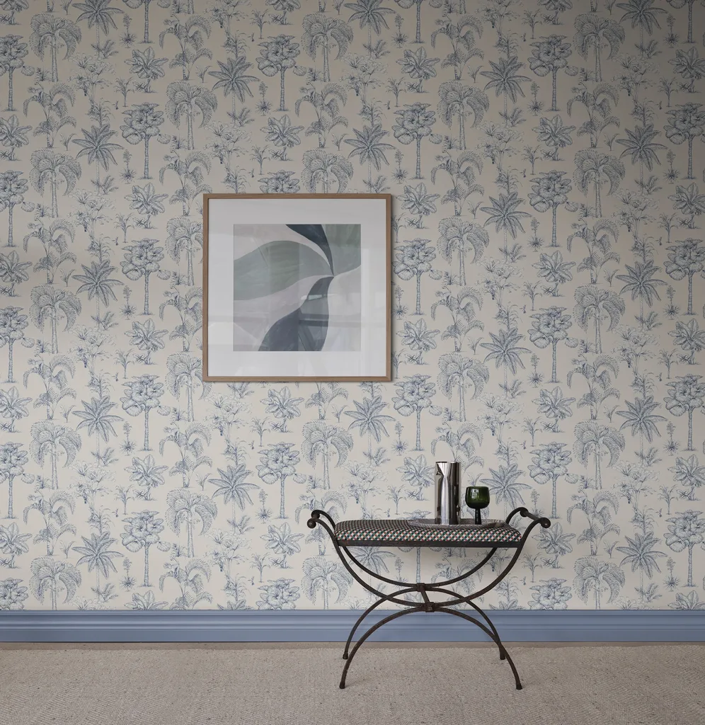 Sandberg Adele in Blue wallpaper (S10649)