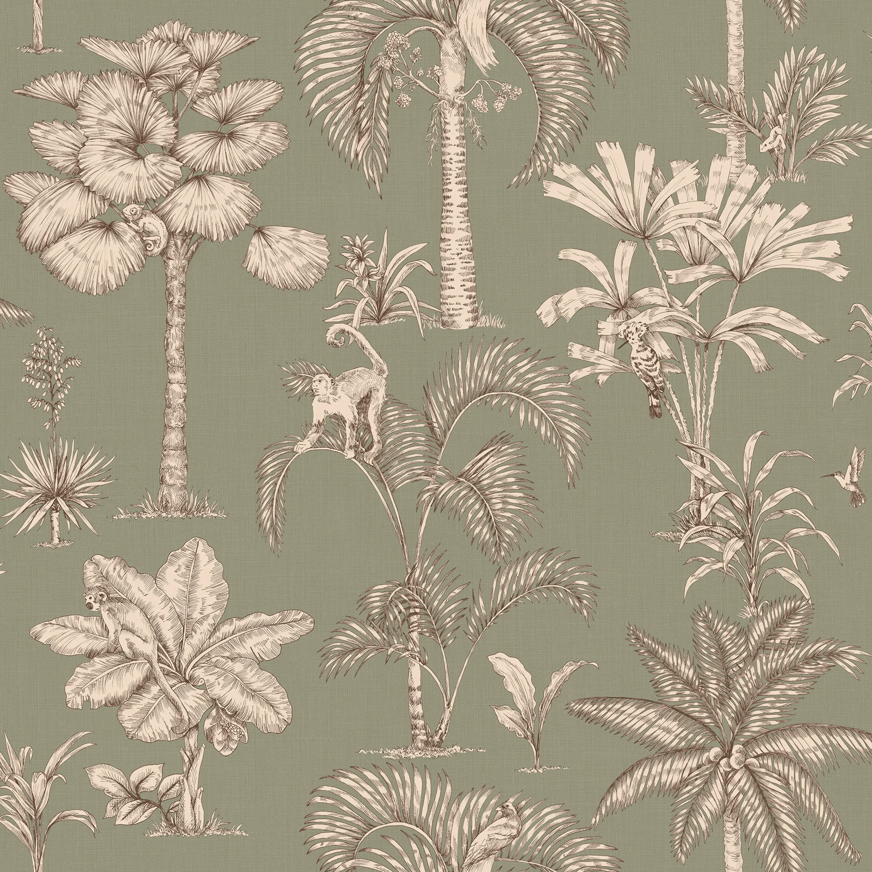 Sandberg Adele in Green wallpaper (S10651)