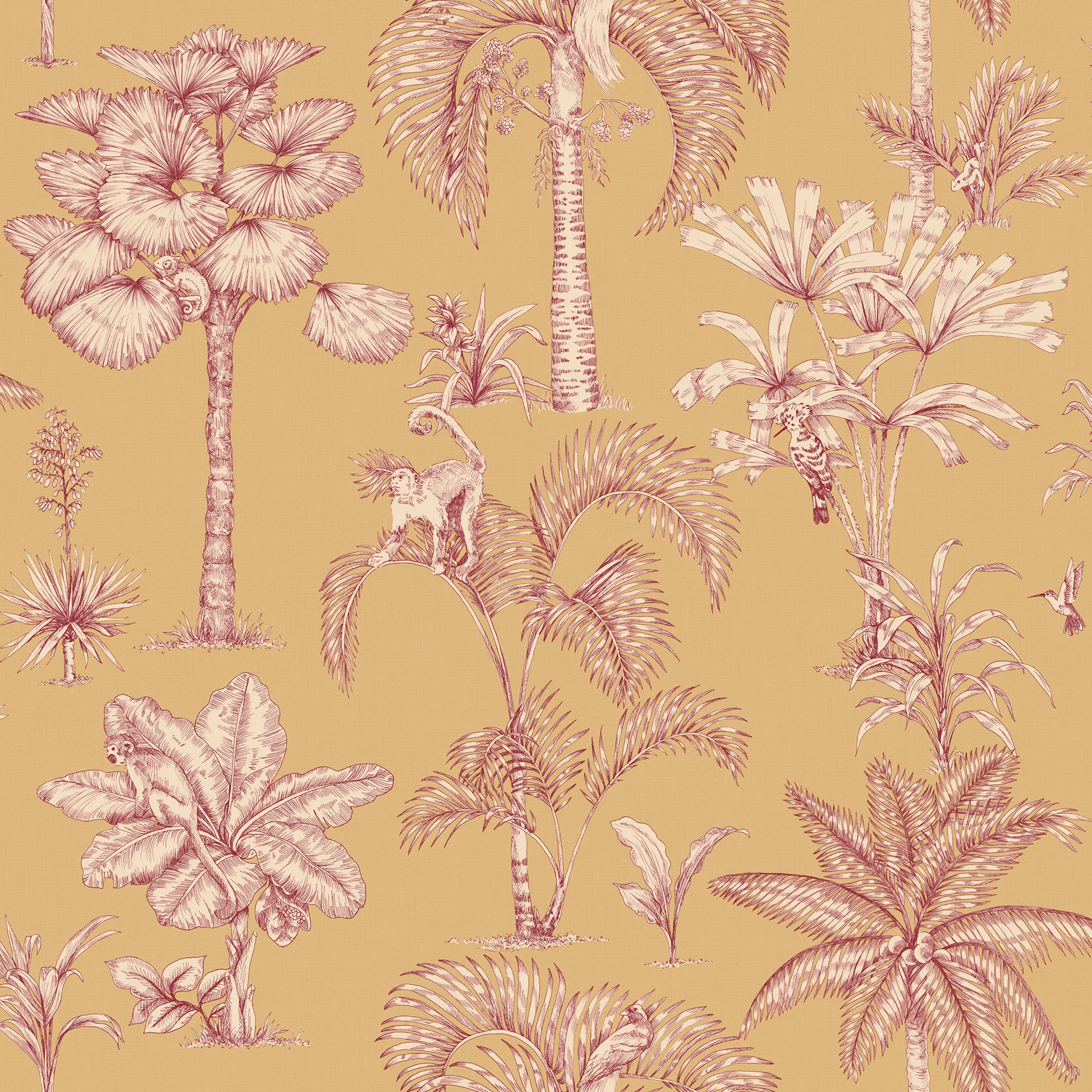 Sandberg Adele in Yellow wallpaper (S10652)