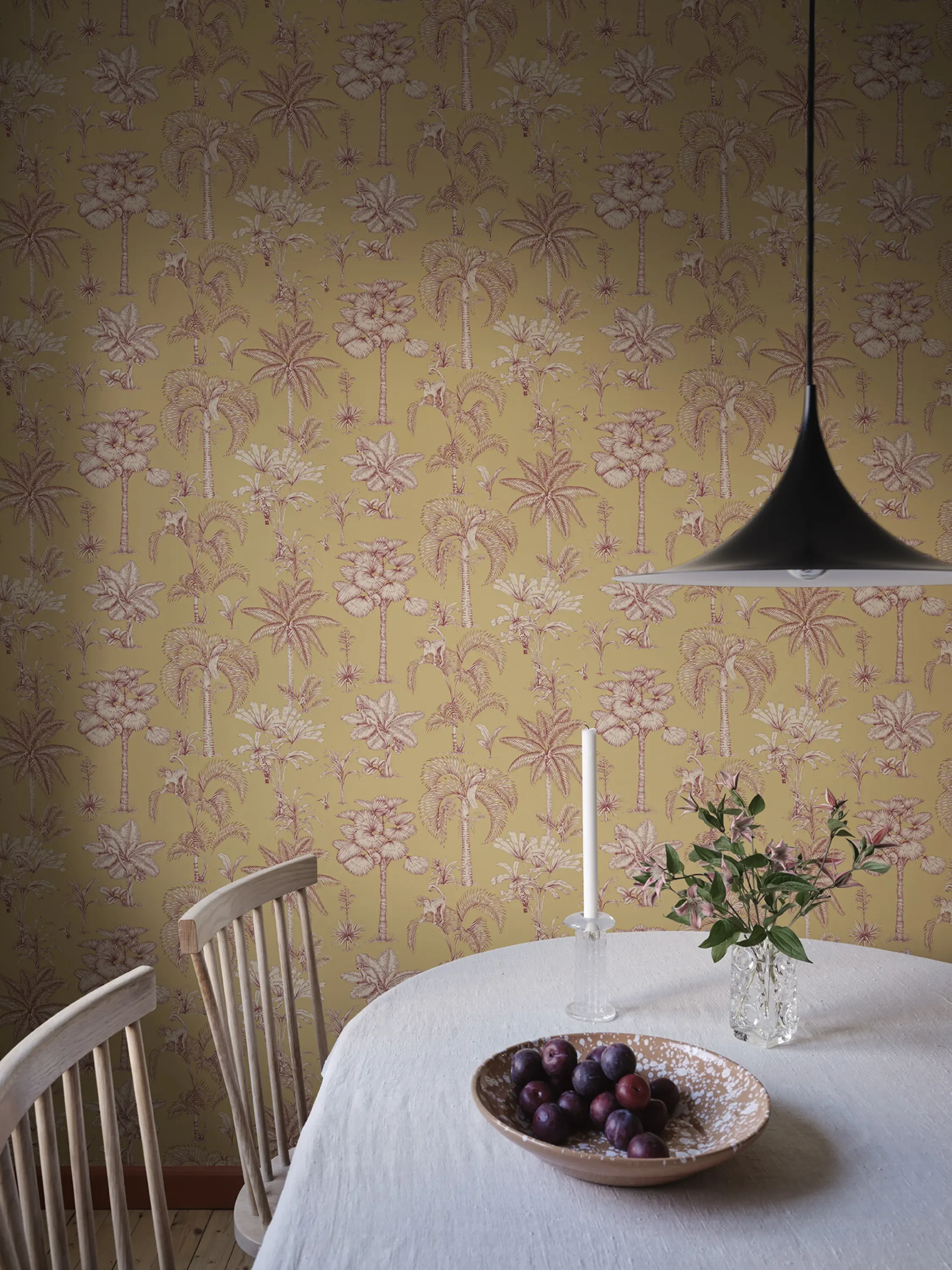 Sandberg Adele in Yellow wallpaper (S10652)