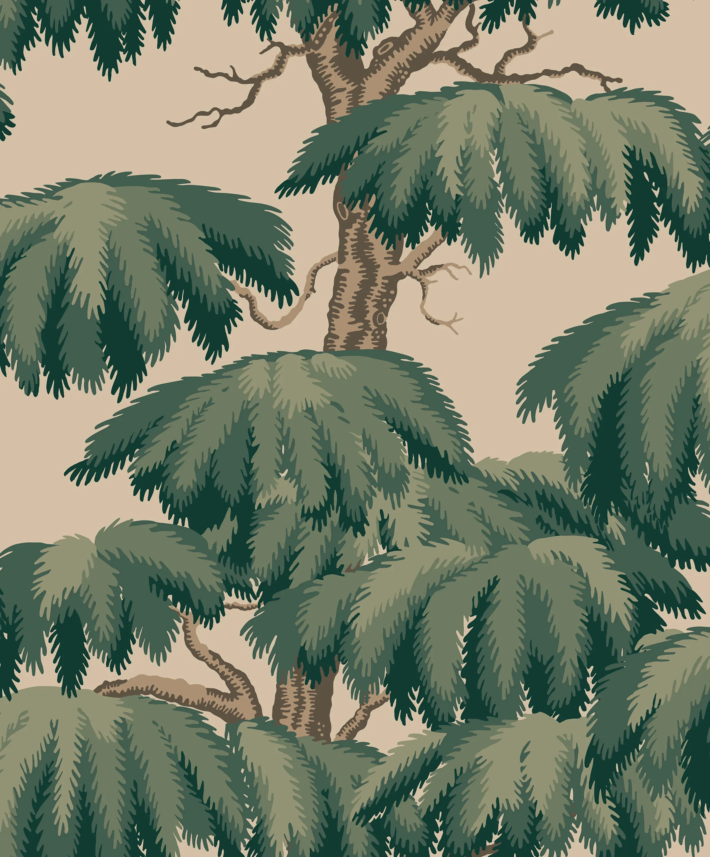 Sandberg Alba in Emerald wallpaper (S10662)