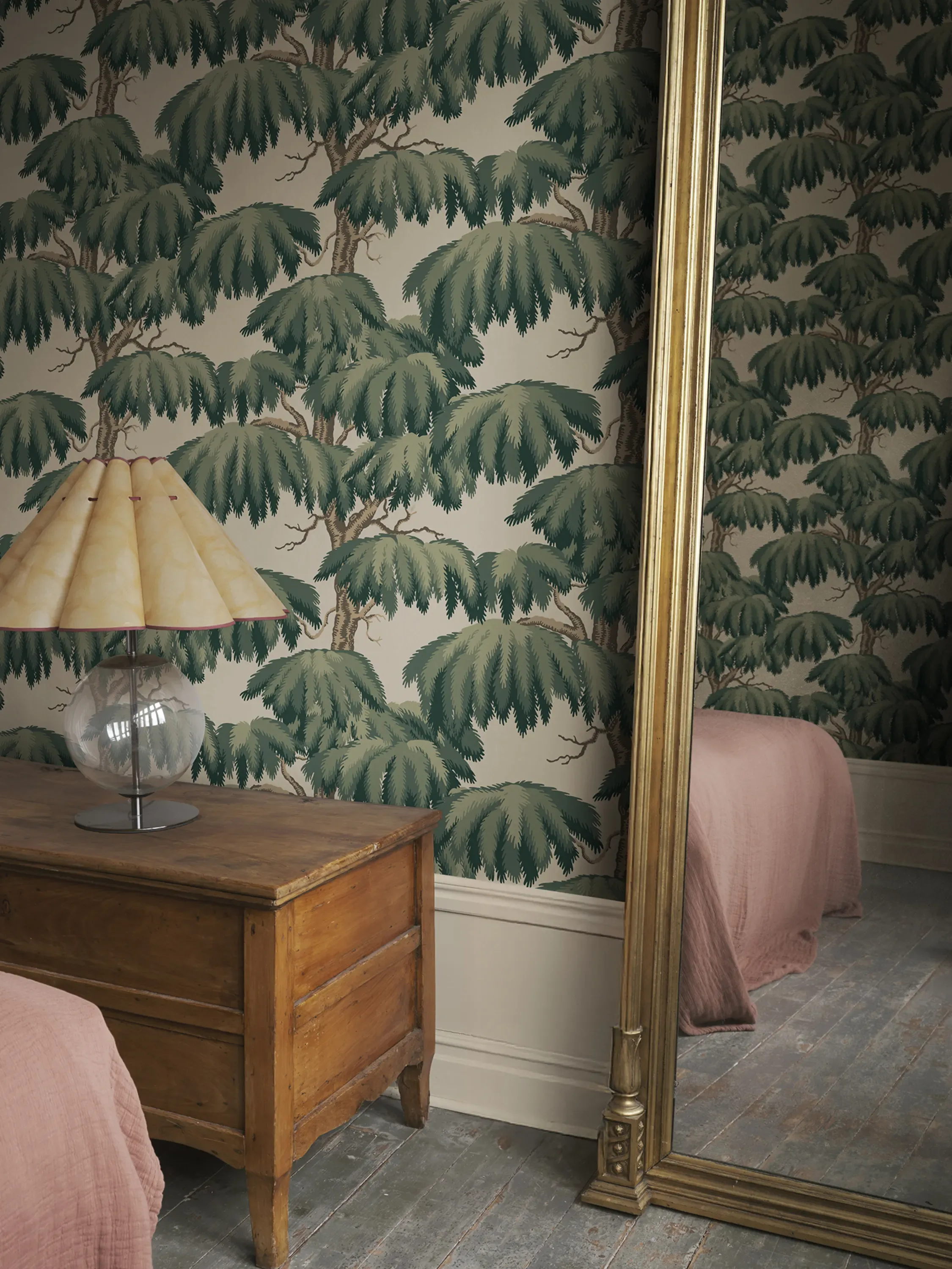 Sandberg Alba in Emerald wallpaper (S10662)