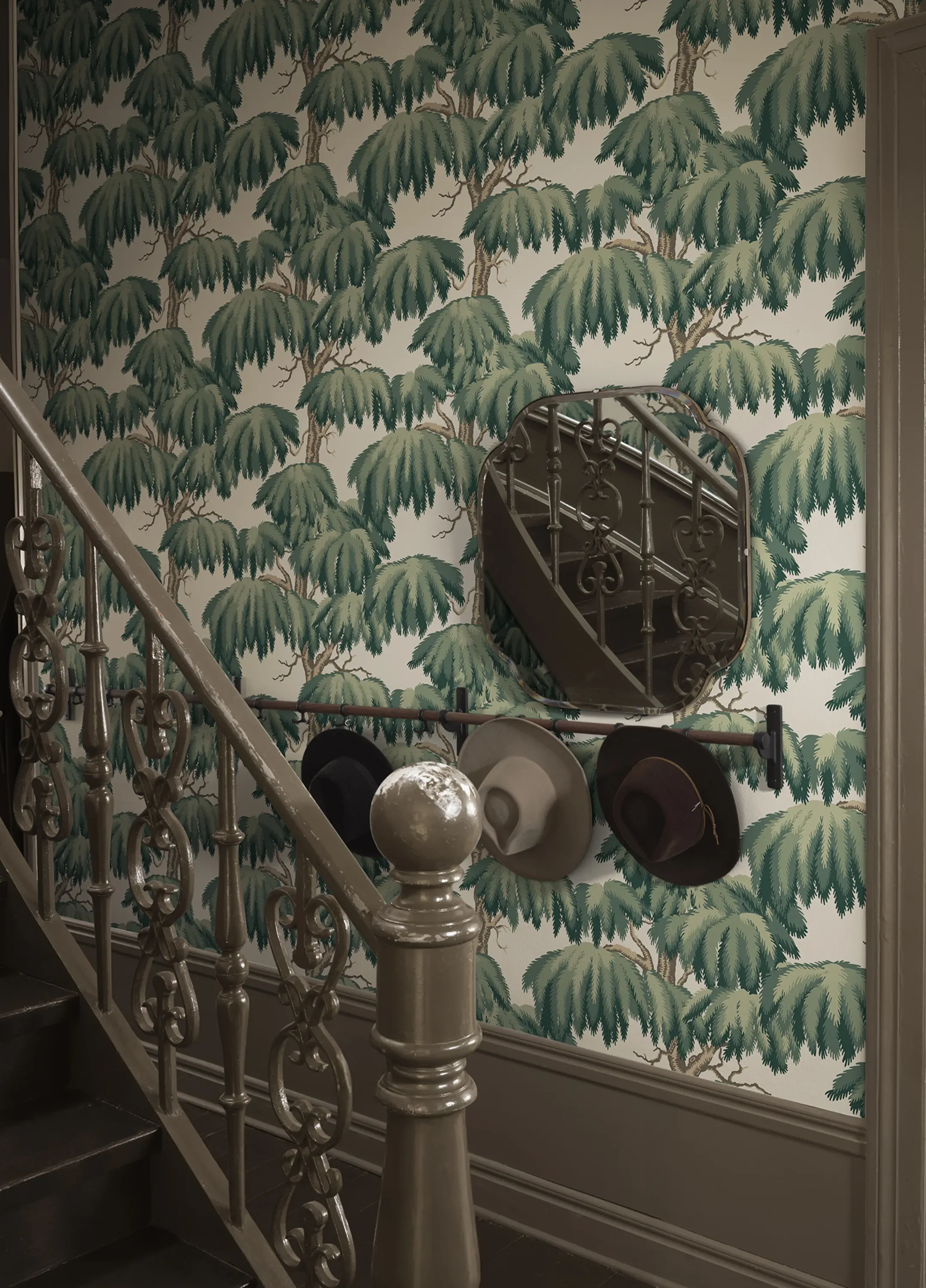 Sandberg Alba in Emerald wallpaper (S10662)