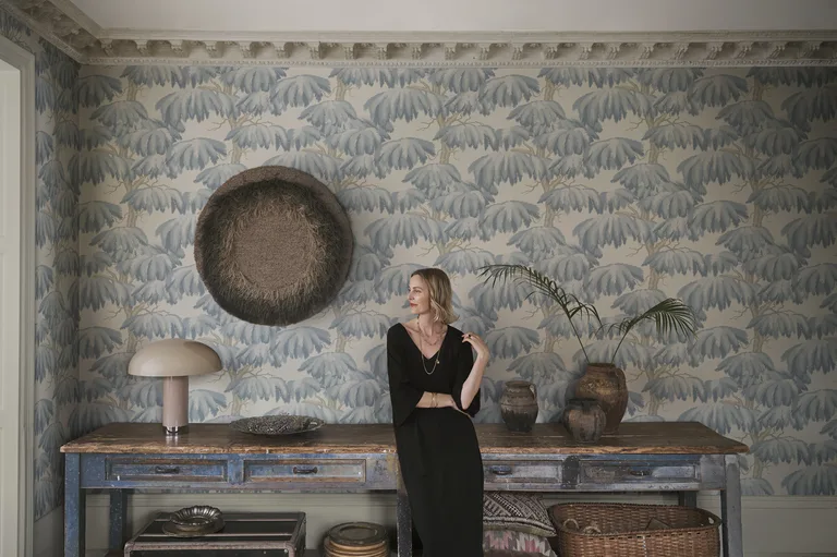 Sandberg Alba in Light Blue wallpaper (S10665)