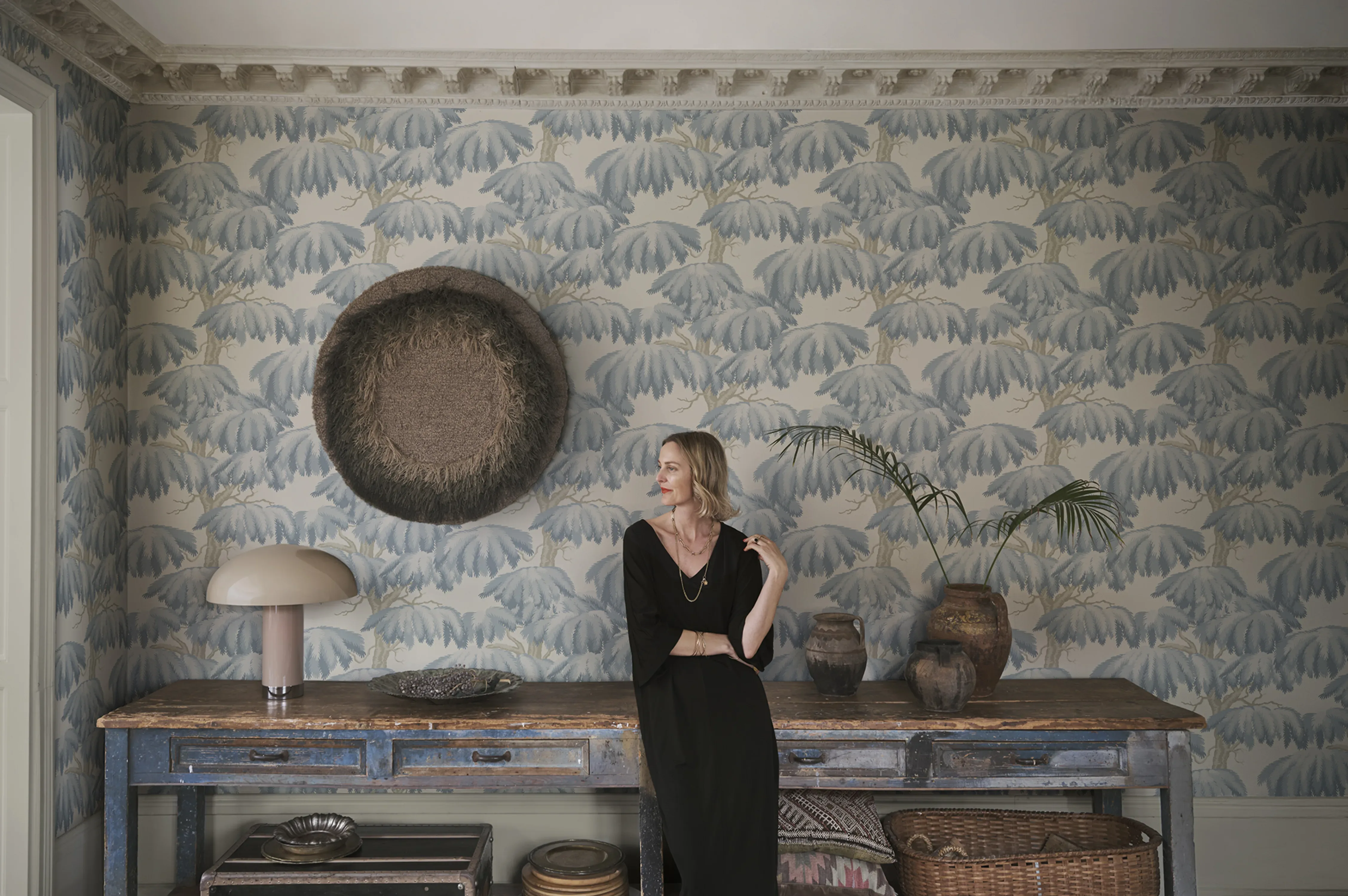Sandberg Alba in Light Blue wallpaper (S10665)