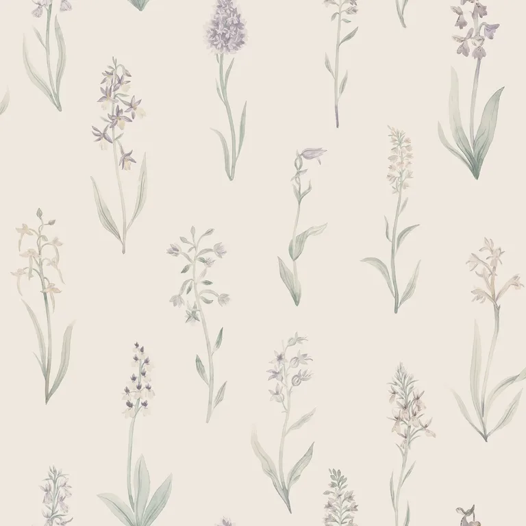 Sandberg Alma in Lilac wallpaper (S10335)
