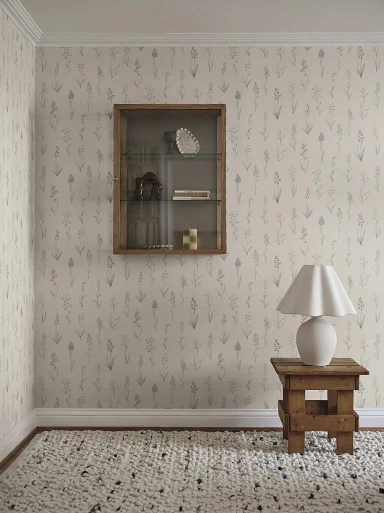 Sandberg Alma in Lilac wallpaper (S10335)