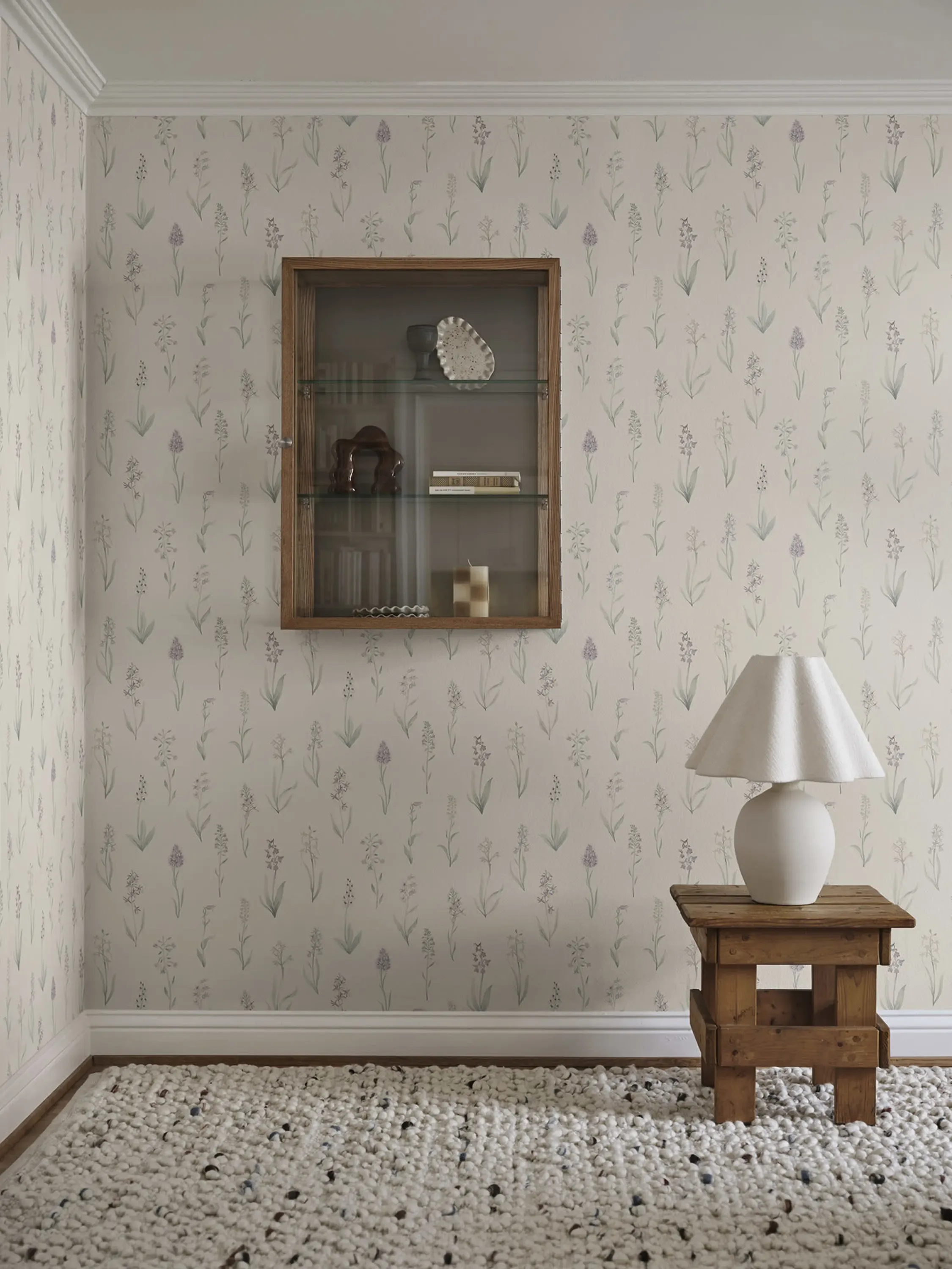 Sandberg Alma in Lilac wallpaper (S10335)