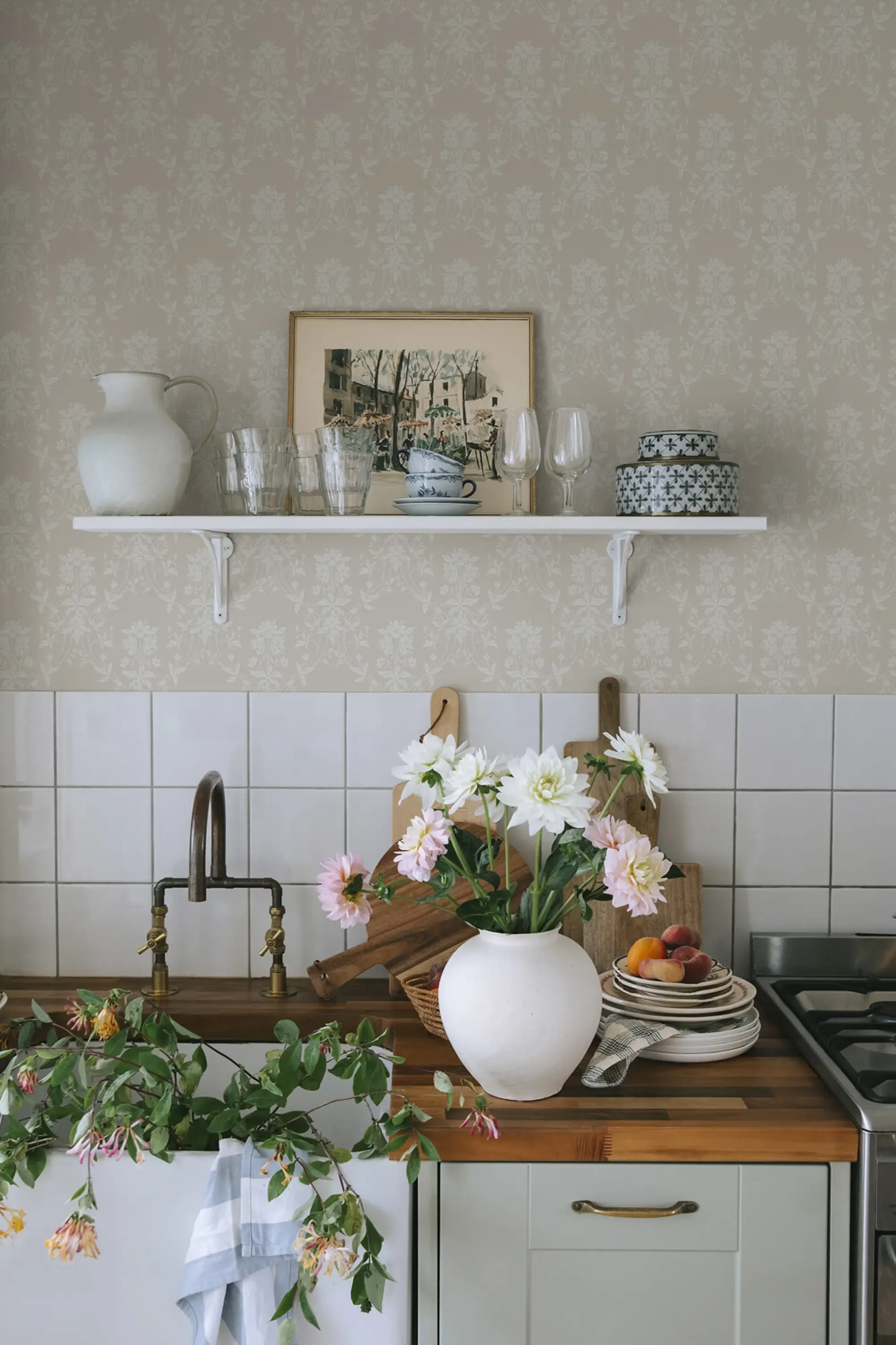 Sandberg Alva in Beige wallpaper (S10459)